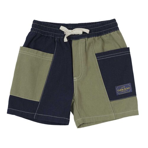 Goldie + Ace Patchy Pocket Shorts 3-5Y